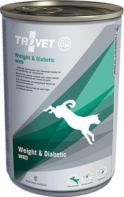 Trovet Weight & Diabetic WRD Υγρή Τροφή Σκύλου Διαίτης με Χοιρινό σε Κονσέρβα 400γρ.