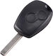 Car Key Shell with 2 Buttons for Dacia / Renault Clio, Twingo, Kangoo, Modus, Laguna, Megane