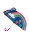 Stephen Joseph Παιδική Ομπρέλα Μπαστούνι Pop Up Rainbow Πολύχρωμη με Διάμετρο 69εκ.