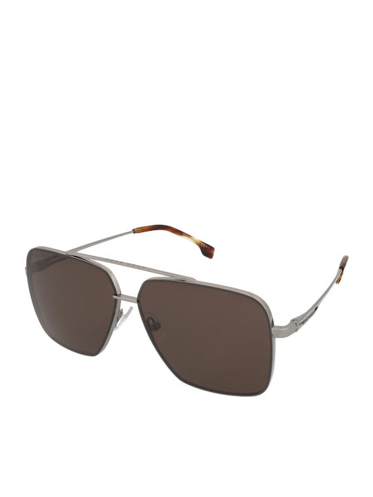 Hugo Boss Men's Sunglasses with Silver Metal Frame HG 1325/S 6C5/70