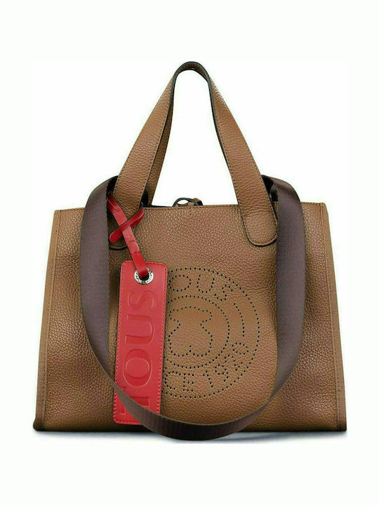 Tous Leissa Women s Leather Shoulder Bag Tabac Brown 2001250846