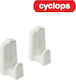 Cyclops Plastic Hanger Kitchen Hook with Sticker White 2pcs 31329