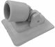 Eval Boat Canopy Mount with 22mm Diameter Gray