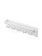 Yamazaki Wall Hanger Smart Metal 6 Hooks White 24.5x4.5x6cm