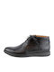 Leder Schwarz Herrenstiefel