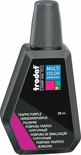 Trodat 7012 Flüssige Tinte für Stempelkissen Stempel Traffic Purple