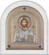Slevori Εικόνα Jesus Christus Silber 8.8x10cm
