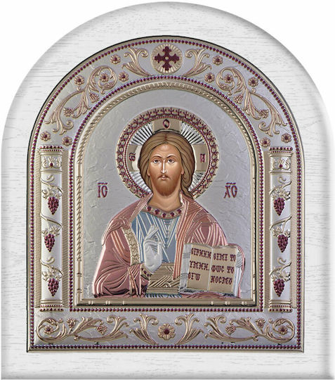 Slevori Imaginea Iisus Hristos Argint 8.8x10cm