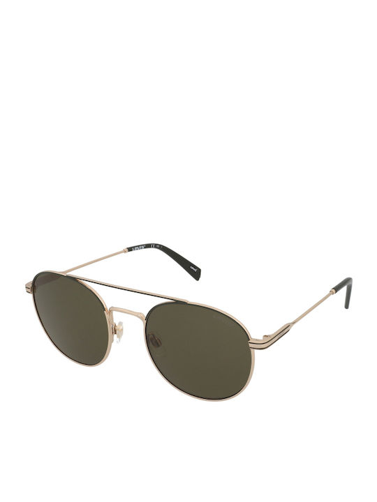 Levi's Sunglasses with Gold Metal Frame and Green Lens LV1013/S J5G/QT