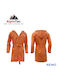 AlpinPro Nemo BRS05-OR Kids Swimming Bathrobe Orange Microfiber