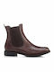 Leder Stiefeletten Damen Braun