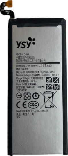YSY Kompatibler Ersatzakku 3600mAh für Galaxy S7 Edge