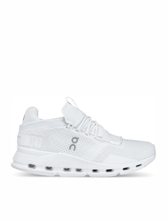 On Cloudnova Γυναικεία Sneakers Λευκά