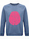 Sweatshirt Unisex, Organic "Mind Body Connection", Blue