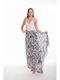 Rima Beachwear 294-15 Animal Print Γυναικείο Παρεό Tie Dye
