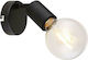 Rabalux Lamar Single Spot with Socket E27 in Black Color