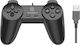 Techancy TF62002 Gamepad Cu Fir Pentru PC Negru