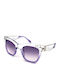Blumarine Women's Sunglasses with Purple Plastic Frame and Purple Gradient Lens SBM767S 0M94