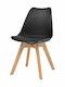 Stühle Speisesaal Schwarz 4Stück 48x53x83cm