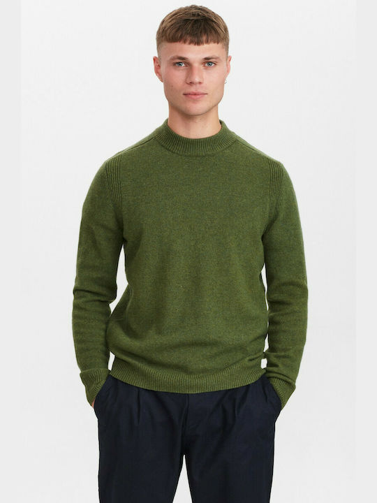 Anerkjendt Akrico Lambswool Knit in Deep Forest - 900354 Green