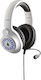 Spartan Gear Medusa Over Ear Gaming Headset with Connection 3.5mm White/black