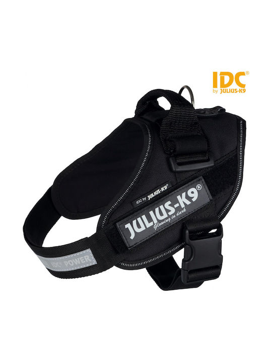 Trixie Dog Harness Vest Julius K9 Idc Powerharness Black Large / Medium 40mm x 58-76cm 14841