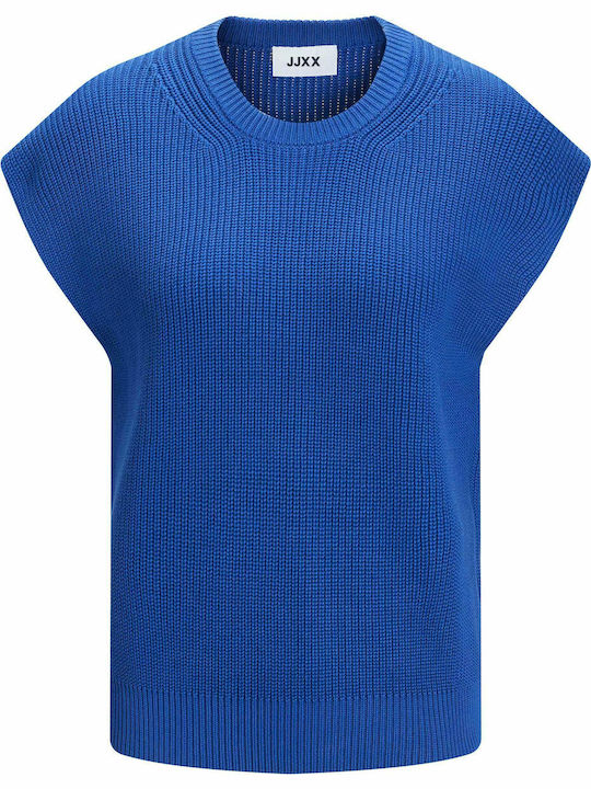 Jack & Jones Women's Sleeveless Pullover Cotton Blue Iolite