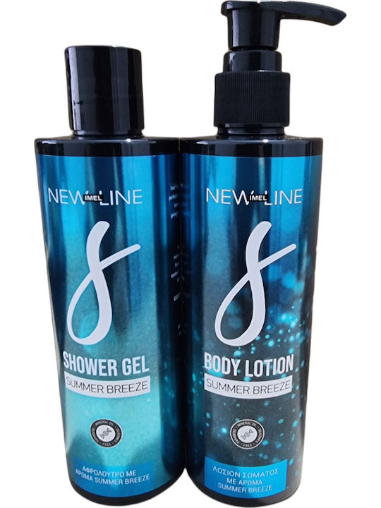 New Line Summer Breeze Σετ Περιποίησης για Ενυδάτωση & Καθαρισμό Σώματος