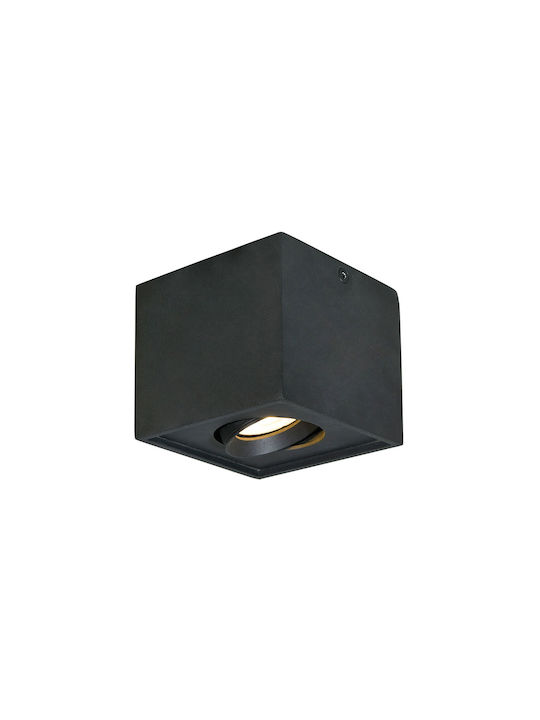 Viokef Arion Monos Spot cu Soclu GU10 în Culoare Negru