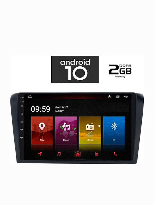 Lenovo Car-Audiosystem für Audi A7 Mazda 3 / 6 2003-2008 (Bluetooth/USB/AUX/WiFi/GPS) mit Touchscreen 9" IQ-AN X4832_GPS