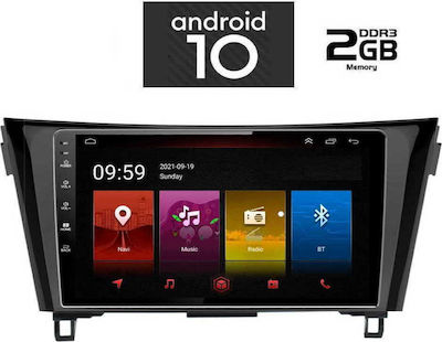 Lenovo Car-Audiosystem für Audi A7 Nissan Qashqai / X-Trail 2014> (Bluetooth/USB/AUX/WiFi/GPS) mit Touchscreen 10.1" IQ-AN X4868_GPS