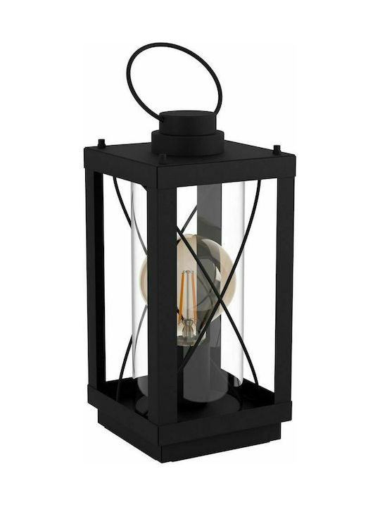 Eglo Bradford Tischlampe Dekorative Lampe mit Fassung für Lampe E27 Schwarz