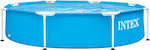 Intex Swimming Pool PVC with Metallic Frame 244cm