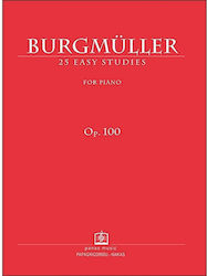 Panas Music Burgmuller 25 Easy Studies for Piano Op 100 Sheet Music for Piano