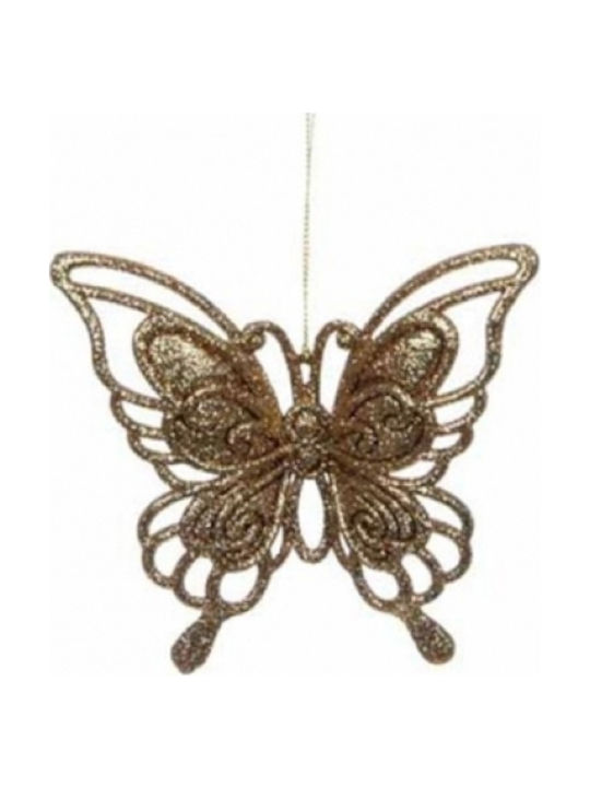 Atmosphera Christmas Butterfly Ornament Gold