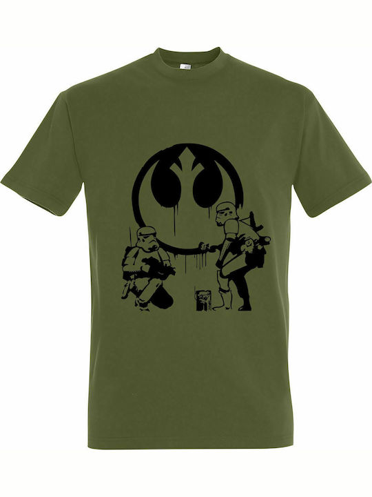 Tshirt Unisex "Troopers Rebelion, Star Wars", Light Army