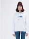 Basehit Women's Hooded Sweatshirt White