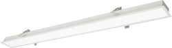 Viokef Station LED Lumina liniară Îngropat Lumină Plafon Alb cald IP20 90cm