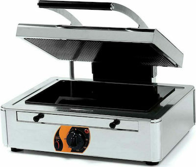 Fiamma Commercial Sandwich Maker with Ceramic Flat Top and Flat Bottom 3000W