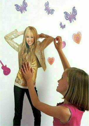 OIKOPEN Autocolant Decorativ pentru Copii Perete Hannah Montana OIKOPEN Autocolant Decorativ pentru Copii Perete Hannah Montana