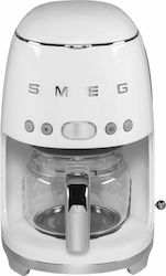 Smeg Programmable Filter Coffee Machine 1050W White