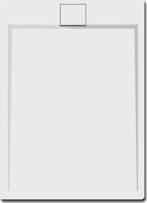 Karag Roccia Ορθογώνια Ακρυλική Ντουζιέρα 160x70cm White