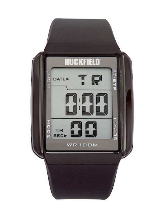 Ruckfield Digital Uhr Batterie mit Schwarz