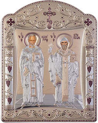 Slevori Saint Spyridon Silver 8x8cm
