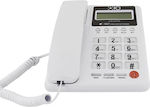 OHO-5011CID Ενσύρματο Τηλέφωνο Γραφείου Λευκό