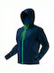 Neo Tools Fleece Work Cardigan Hooded Blue