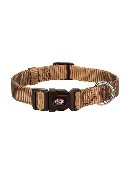 Trixie Premium Dog Collar in Beige color Collar S/M 30-45cm/15mm Dark Medium / Small 201514