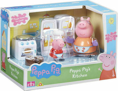 Giochi Preziosi Miniature Toy Peppa Pig Kitchen for 3+ Years (Various Designs/Assortments of Designs) 1pc