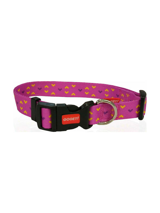 Pet Interest Motivo Dog Collar Rosa Medium 20mm x 32 - 50cm