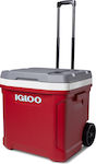 Igloo Latitude 60 Roller Φορητό Ψυγείο Κόκκινο/Γκρι 56lt
